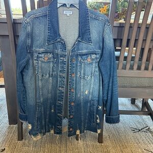 Dear John Distressed Blue Denim Jacket
